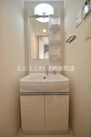 サムティ福島Rufleの洗面所