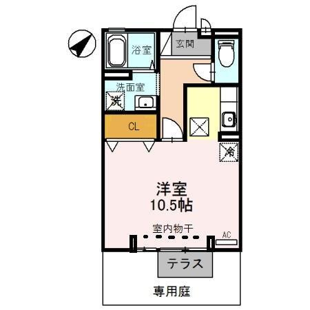 パークサイドヒロツグB棟の間取り