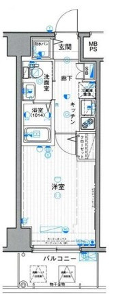 パークウェル下落合駅前の間取り|間取りです。