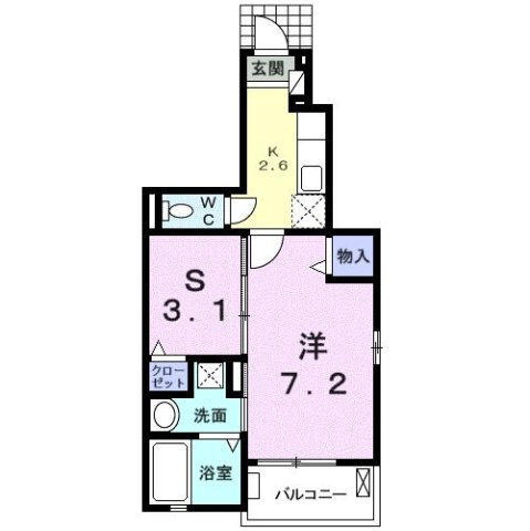 テラスノアイースト　　刈谷市近郊の賃貸ならクラスホーム刈谷店の間取り