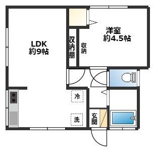 学園台ハイツの間取り