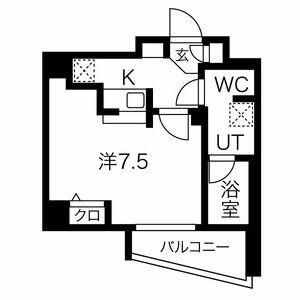 スパシエグランス学芸大学の間取り