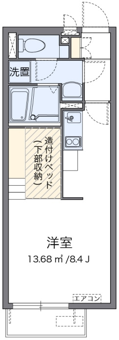 新座市栗原1丁目アパートの間取り