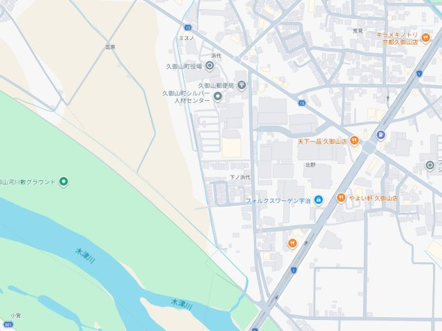 久世郡久御山町下津屋　第2期　新築一戸建ての地図