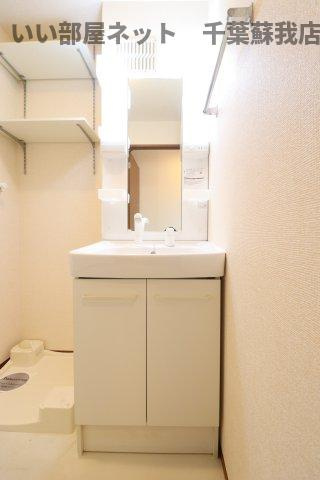 プランタンの独立洗面台|独立洗面化粧台が付いています