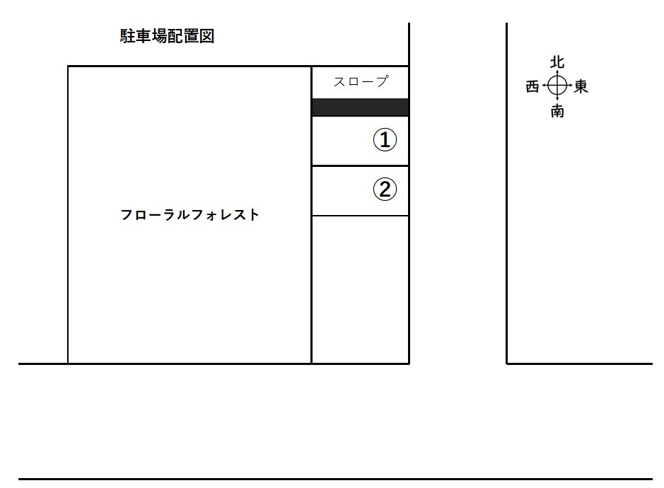 フローラルフォレストの区画図