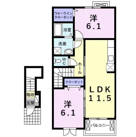 Ａｕｔｈｏｒｉｔｙ　Ｋ　Ⅸ　　刈谷市近郊の賃貸ならクラスホーム刈谷店の間取り