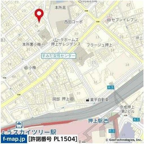 エステムプラザ凌雲閣の地図