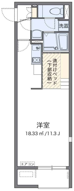 新座市栗原1丁目アパートの間取り