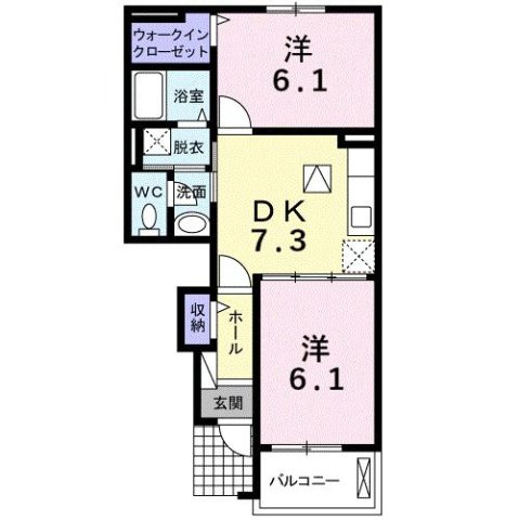 Ａｕｔｈｏｒｉｔｙ　Ｋ　Ⅸ　　刈谷市近郊の賃貸ならクラスホーム刈谷店の間取り