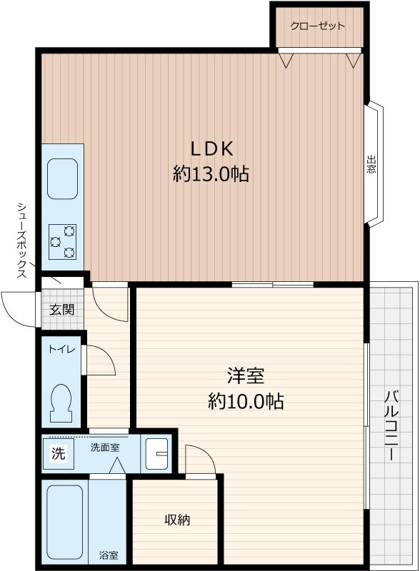 グリーンコーポ西綾瀬の間取り|間取りです。