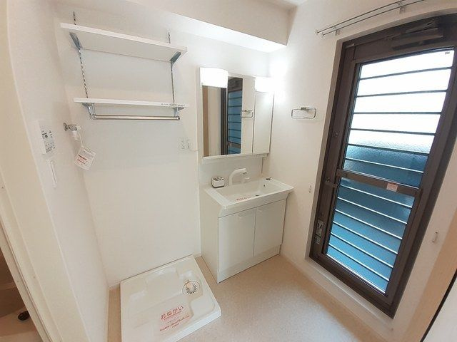 カーサ井の森の洗面所|コンパクトで使いやすい洗面所