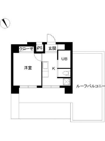 スカイコート早稲田第５の間取り|間取りです。