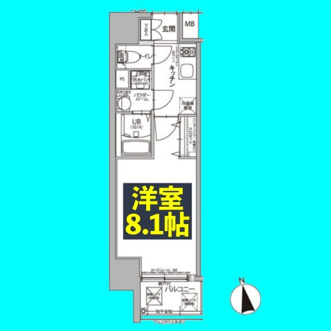エスリード上前津ツヴァイテの間取り