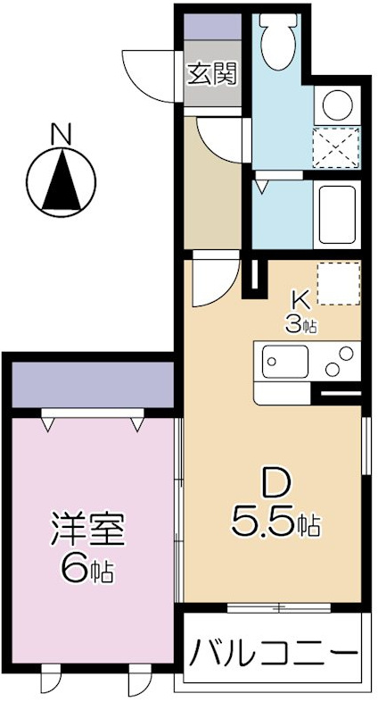 MJキャッスル の間取り