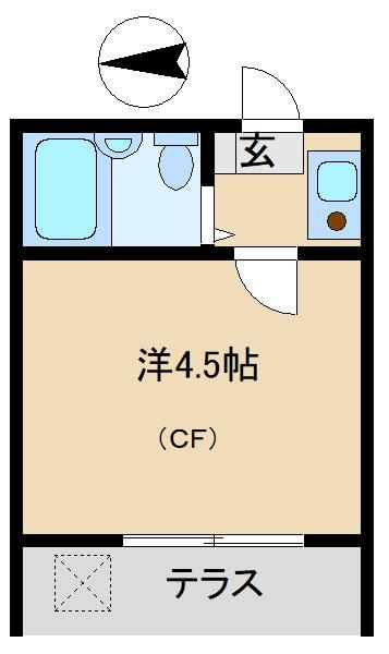 サンサーラ蒲田の間取り