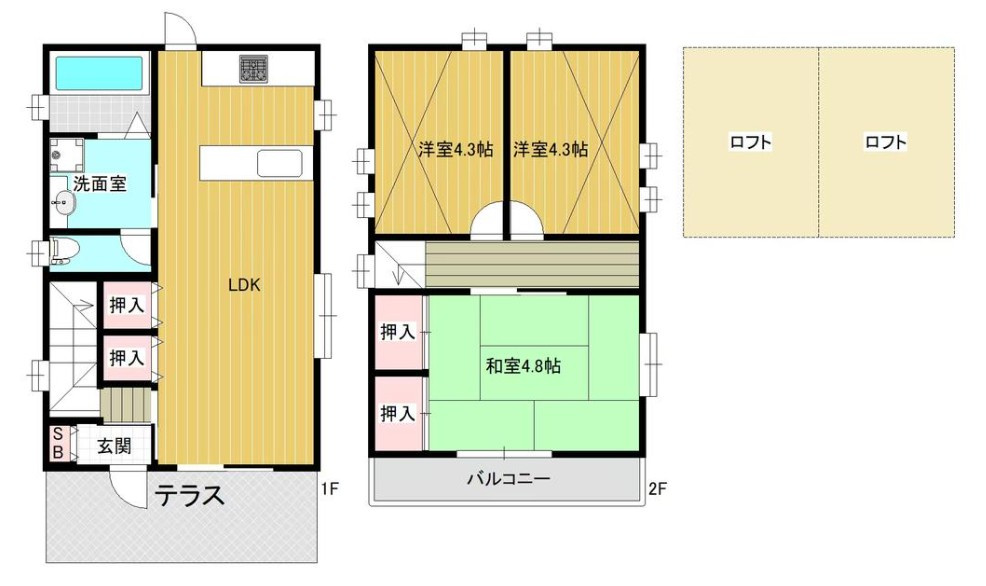【間取り】の画像