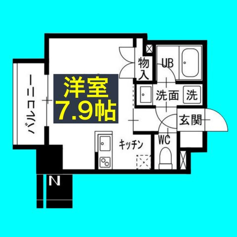 コンフォート新栄の間取り