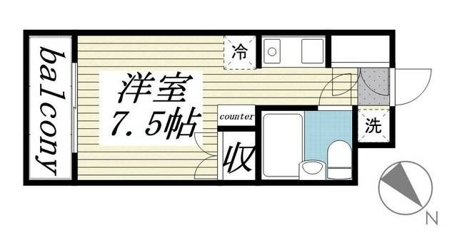 メゾン・ド・セヴェールＮＯ．２の間取り