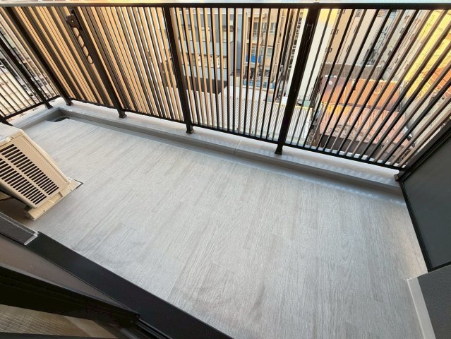 ルフォンプログレ南森町のバルコニー