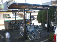 屋根付き駐輪場