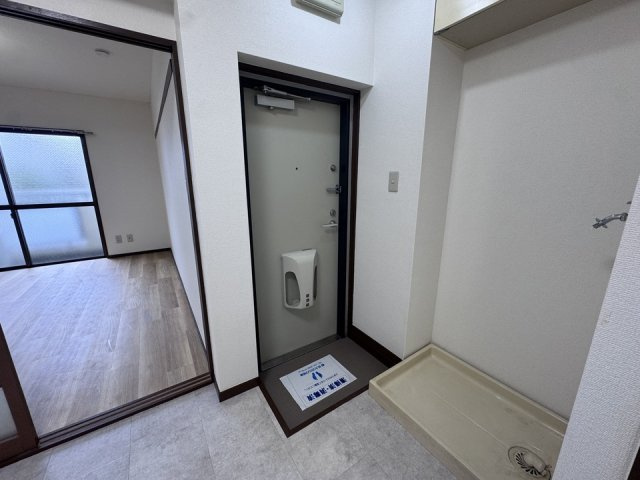 シンプルで使いやすい玄関です