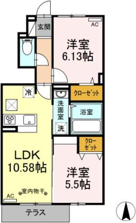 アヴァンティの間取り