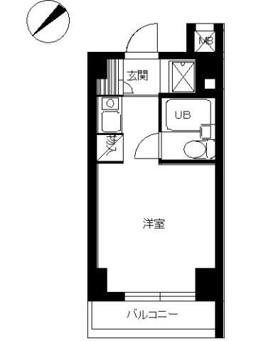 シティマンションオリエント伊勢佐木町の間取り