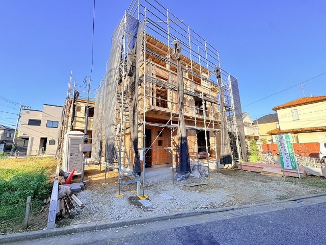 【外観】 | 練馬区石神井台5丁目　新築一戸建住宅　全2棟　(保谷店) | 水回りを1階に集中させ、生活動線に配慮した間取り。