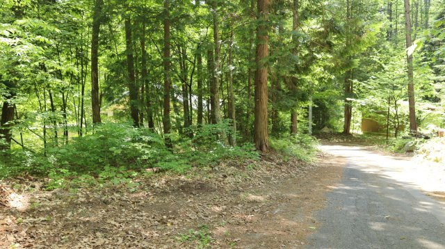 平　大町温泉郷　売土地の土地図