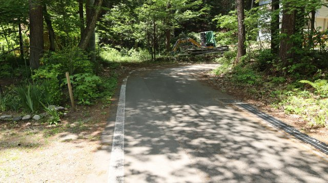 平　大町温泉郷　売土地