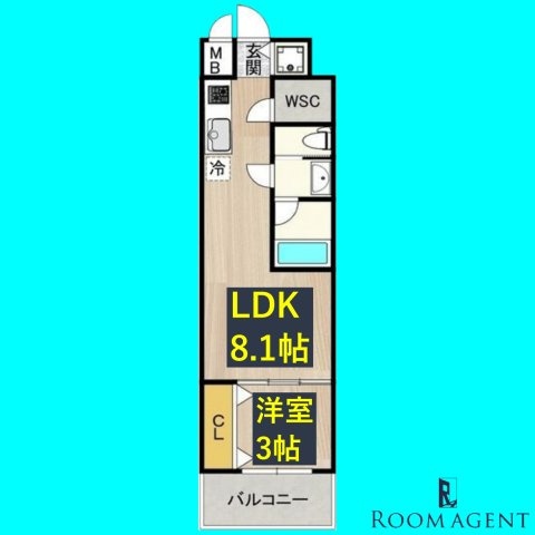 セノアタワー泉の間取り