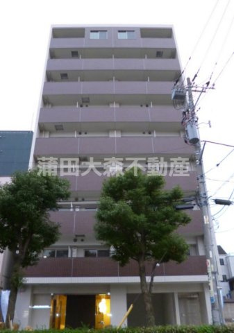 クレイシア池上リフィールの外観|2012年11月築　RC鉄筋コンクリート造地上9階建て総戸数30戸
ペット可Wi-Fiネット無料の分譲賃貸マンション！東京都大田区池上7丁目東急池上線池上駅徒歩3分　オートロック宅配BOXゴミ捨て場