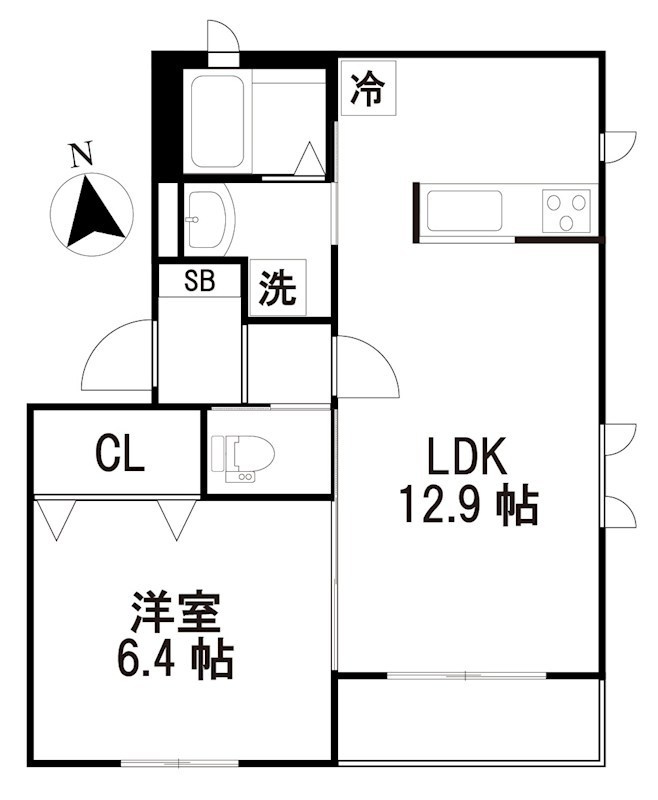 シャーメゾン花小金井の間取り