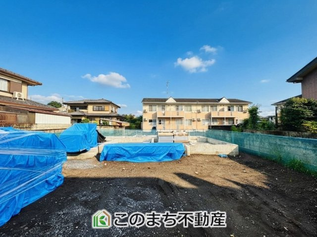 ワイウッドコート下都賀郡壬生町安塚第3期の外観|現地建築中写真