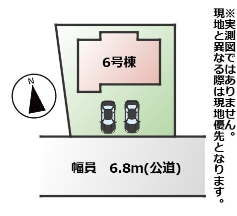 ワイウッドコート下都賀郡壬生町安塚第3期の区画図|【全5棟】各号棟の詳細については、お気軽にお問い合わせください♪
