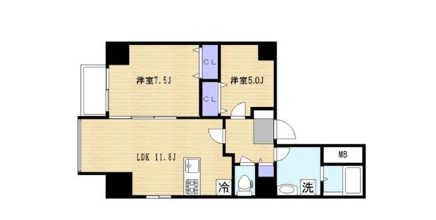 ラヴィエントタワーの間取り