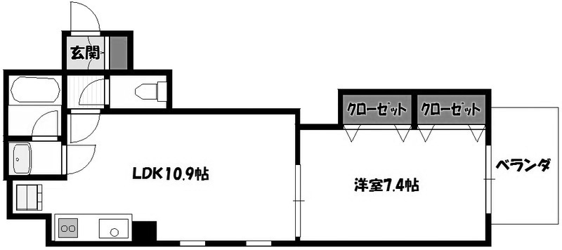 アミーグランコート三宮の間取り