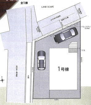 平塚市東真土4丁目　新築戸建の区画図