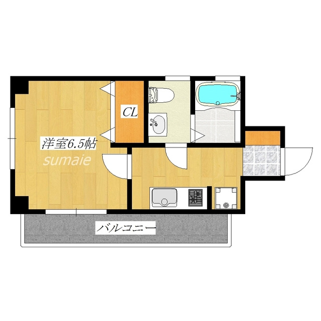 シェーンハイト１の間取り|角部屋☆明るめのお部屋です☆