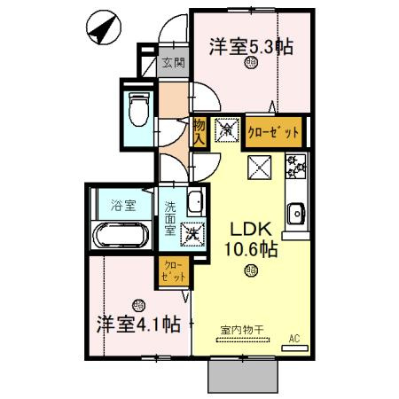 リコルド住吉の間取り