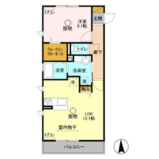 Lobellia  TORO　Ⅰの間取り|間取図です。