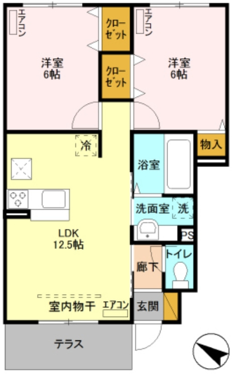 クラインベルクの間取り