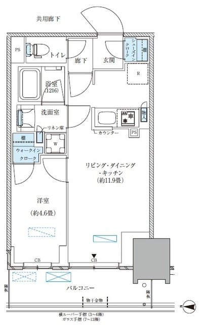 パークアクシス西大島コンフォートスクエアの間取り