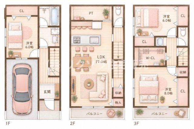 河北中町　中古一戸建ての間取り|間取り図はいかがですか？ご希望を叶える間取りですか？リビングの広さは？水回りの位置は？カウンターキッチン？など色々な情報が集約されています。弊社では資金計画・住宅ローンなどのご相談も承っております。