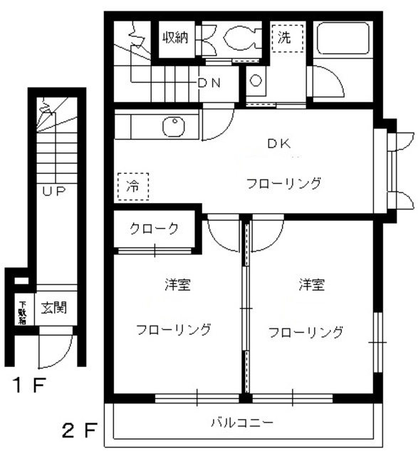 メゾン・ドゥ・ミニヨンの間取り|間取りです。