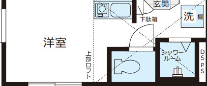 Nano北新宿２の間取り