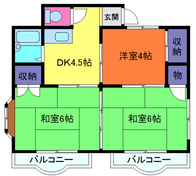 グランディアみなと六甲の間取り