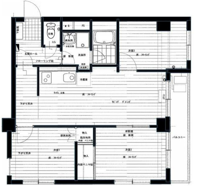 中銀木場マンシオンの間取り