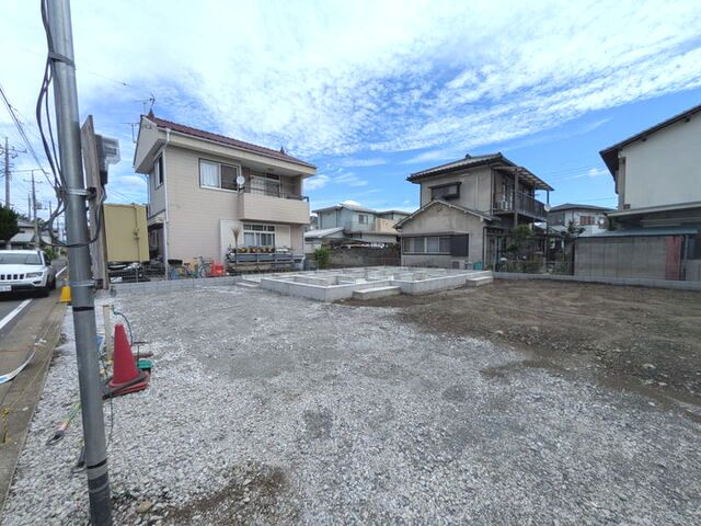 【外観】 | ハートフルタウン前橋市朝倉町3丁目11ーA | （建築前現地）